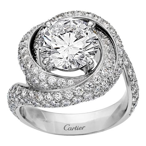 cartier wedding ring with diamond